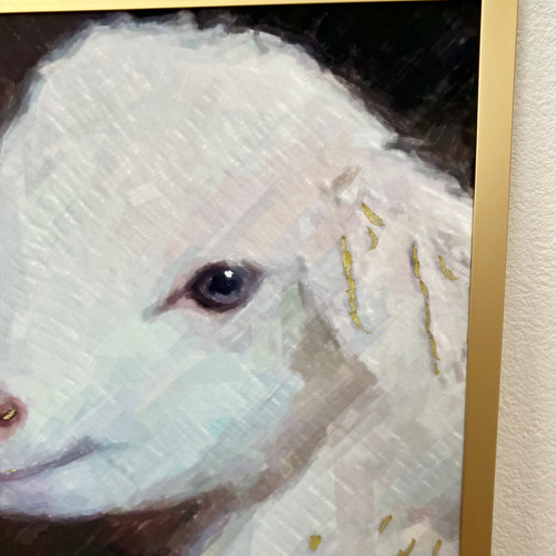 goat twins』二匹の山羊さん 絵画 pipi 通販 15592343｜Creema