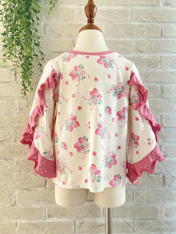 子供服 ストロベリーブロッサム エルル袖カットソー 100サイズ 女の子  