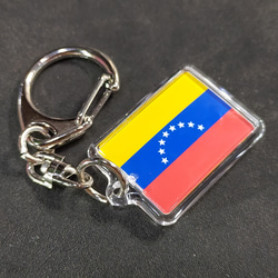 ◆新品◆ ベネズエラ（国章なし） キーホルダー 国旗 Venezuela 2枚目の画像