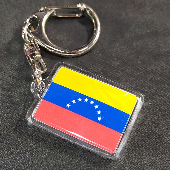 ◆新品◆ ベネズエラ（国章なし） キーホルダー 国旗 Venezuela 1枚目の画像