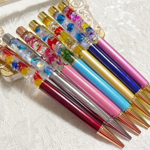 ハーバリウムボールペン＊華やかフラワー ペン・筆記用具 Mayu 通販
