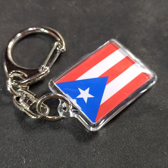 ◆新品◆ プエルトリコ キーホルダー 国旗 Puerto Rico 2枚目の画像