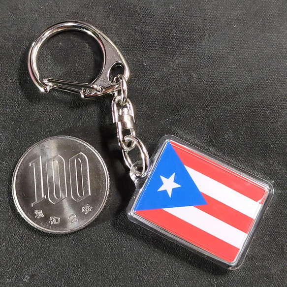 ◆新品◆ プエルトリコ キーホルダー 国旗 Puerto Rico 3枚目の画像