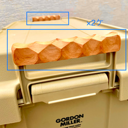 トランクカーゴ用グリップ　各社共通　ブラックチェリー 1枚目の画像