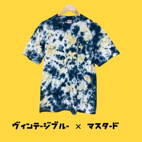 SADS タイダイ染めTシャツ skull yellow イエロー SADS タイダイ染めTシャツ skull yellow イエローの通販 by