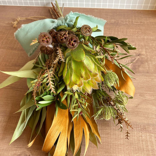 ラッピング無料＆送料無料】リューカデンドロン•ネルボサムの