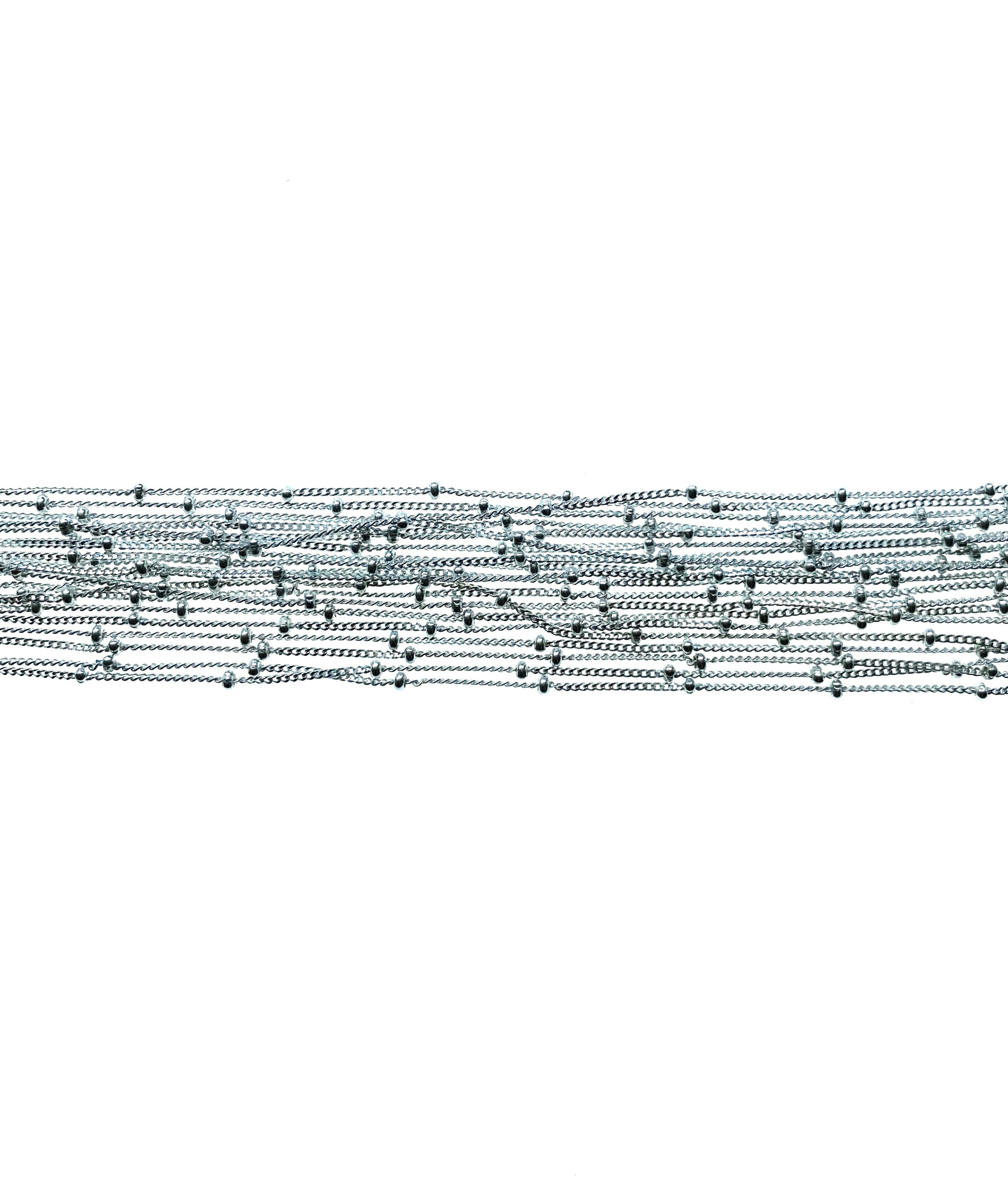 《値下げ》Sv925《10本》幅1mm【スタッドキヘイ】ネックレス40cm まとめ買い価格⑩