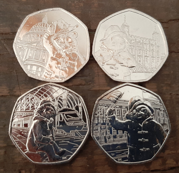 パディントン 公式UKコイン セット イギリス 英国 コイン 4種類セット くま の パディントン