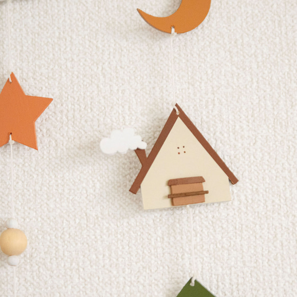 北歐木製【房子系列】牆畫移動聖誕北歐商品嬰兒禮物嬰兒禮物禮物公仔 第7張的照片