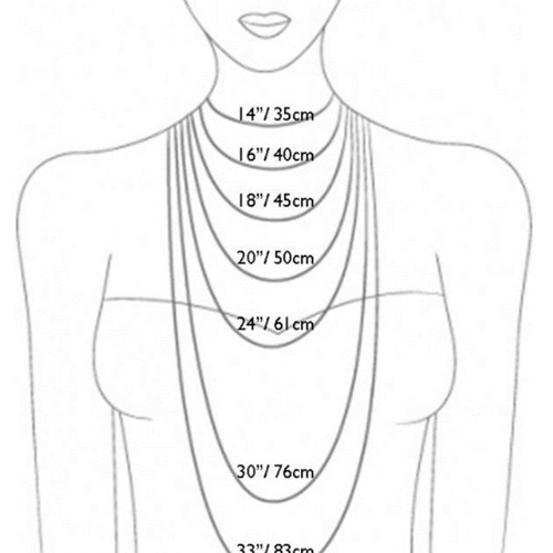 50s ヴィンテージサフィレット（サフィリーン）ネックレス（18x13mm