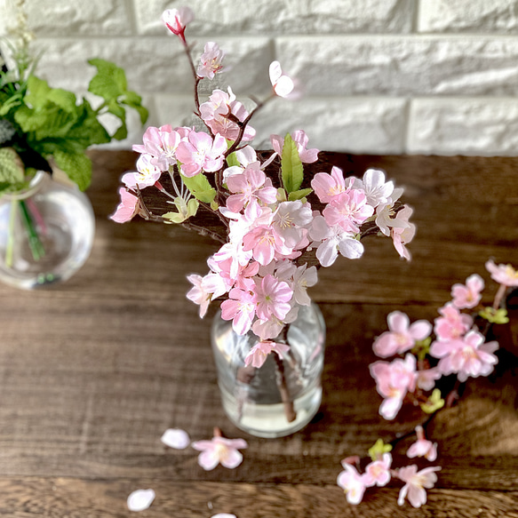 【香りを贈る】お手入れいらずで枯れない桜のマジカルウォーターアレンジ 1枚目の画像