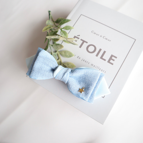 ⭐︎蝶ネクタイ⭐︎ ライトブルー 男の子 キッズ 卒園式 入学式 ポイン