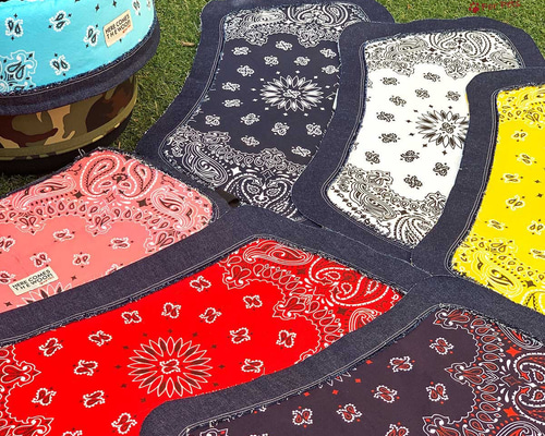 あごのせクッション コンフォーター リバーシブル ロング デニム 星