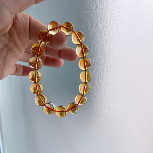 12mm 天然無処理 シトリン ブレスレット ブレスレット 天然石屋 通販  