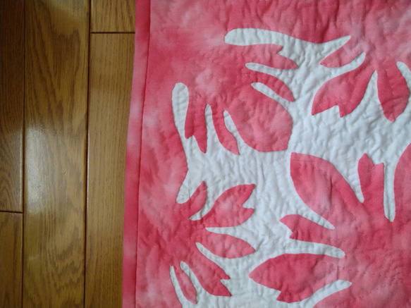 ハワイアンキルトタペストリー（手縫い） 