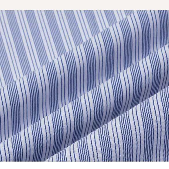 ストライプシャツ　フランス風長袖シャツ　可愛い方形襟　S-XL#181 15枚目の画像