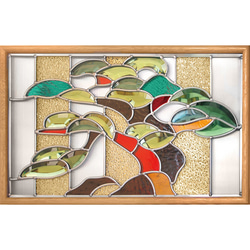 ピュア・ミラーステンドグラス　最上の象徴「松」SH-PR02 4枚目の画像