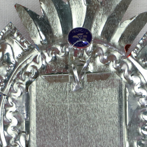 オハラタ コラソン ミラー 鏡 ブリキオーナメント S 002 2枚目の画像
