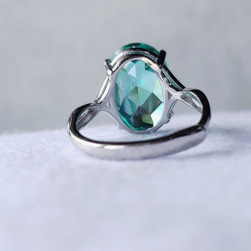 40％OFF 奇跡の輝き 人工パライバトルマリン 10x14mm Antique