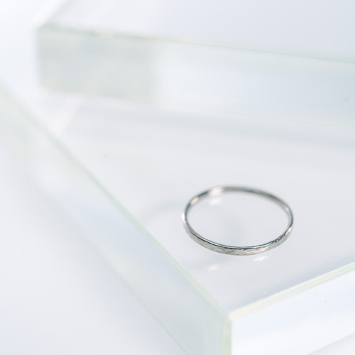 チタンリング タゾウンtazoun 重ね付け 極細指輪 Skinny Ring