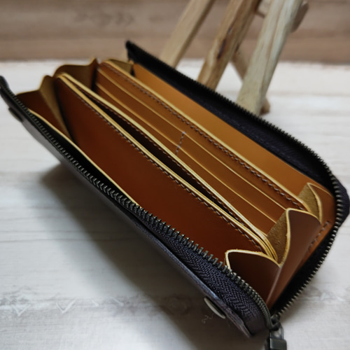 受注製作】長く財布を使いたい人の本革長財布『My WALLET』(L字