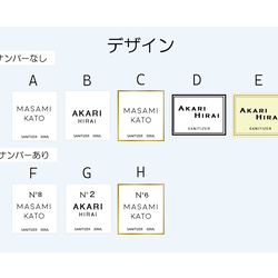 【名入れ＆選べるデザイン】ガラス製スプレーボトル　席札　アトマイザー　30ml（Clear） 6枚目の画像