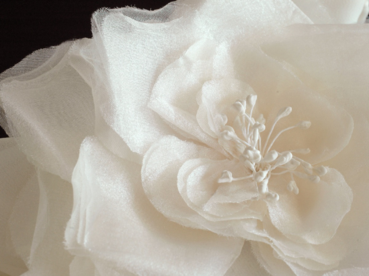 ヘッドドレス 花 カチューシャ フラワー ヘアコサージュ ヘッドコサージュ 【X1538】