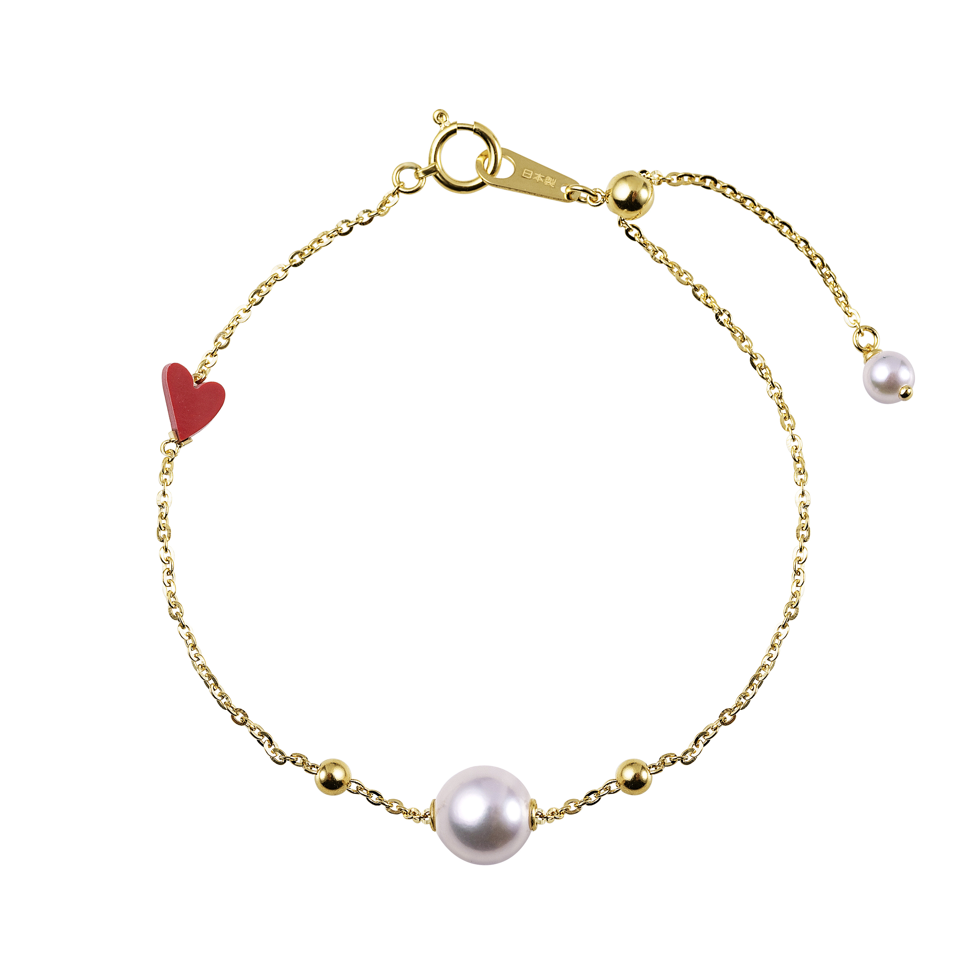 ラモールハートブレスレット