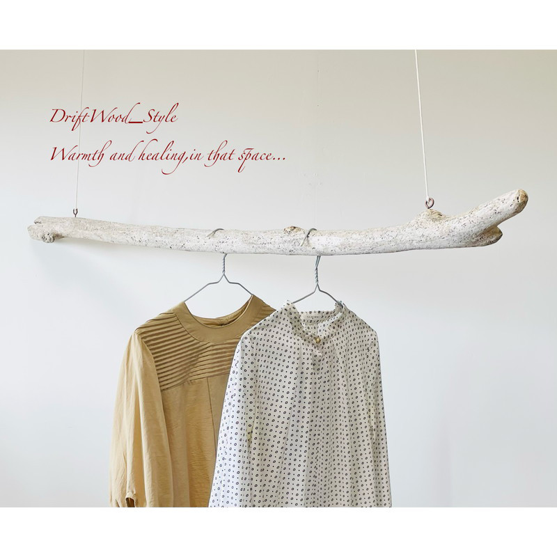 流木インテリア 無骨で古木風の超大型流木のハンガーラック 北欧 衣装
