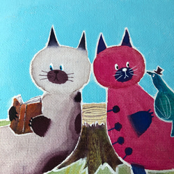 赤毛猫と風吹く広場 原画作品 4枚目の画像