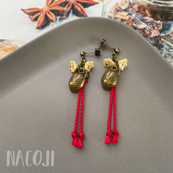 狐面ピアス(Fox Mask Pierce) | 雅MIYABI 公式オンラインストア
