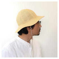 夏素材の和紙メトロハット～Japan Paper Metoro Hat～ 3枚目の画像