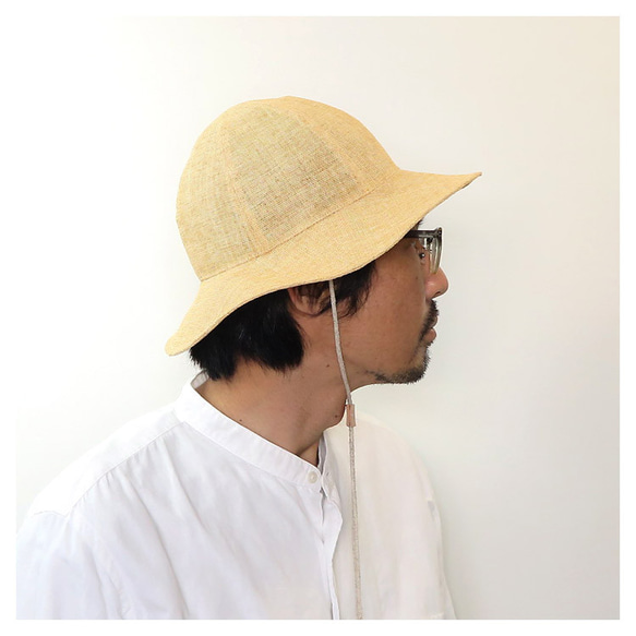 夏素材の和紙メトロハット～Japan Paper Metoro Hat～ 3枚目の画像