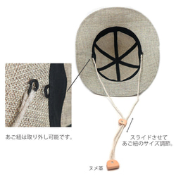 夏素材の和紙メトロハット～Japan Paper Metoro Hat～ 8枚目の画像