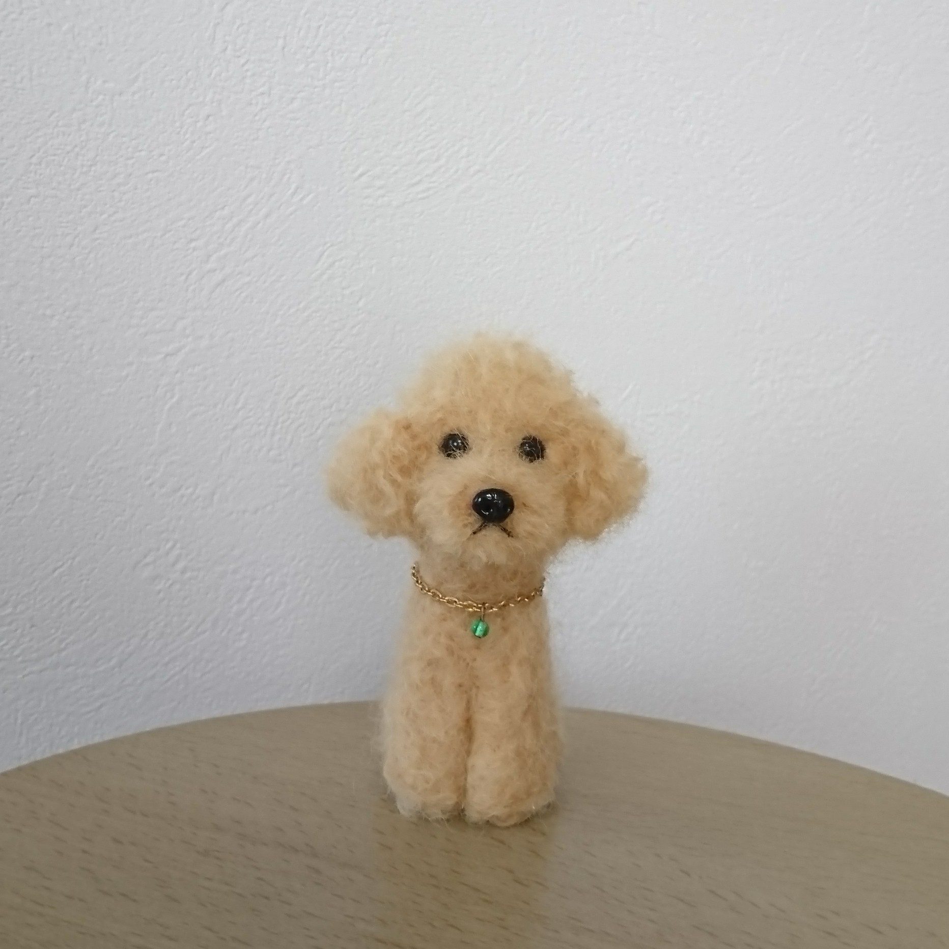 ★ハンドメイド★ いっしょにおでかけ トイプードル ぬいぐるみ アプリコット ☆ハンドメイド☆ いっしょにおでかけ トイプードル ぬいぐるみ