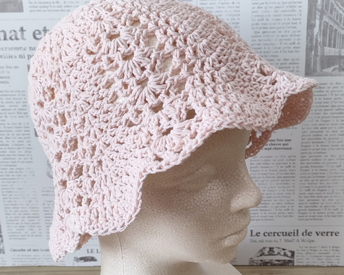 wcj 手編みハット　新品 手編みキット】 ポニーテールハット (glittknit-20) -glitt
