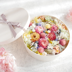 【母の日・ギフト】Spring Flower Box フラワーボックス　プレゼント 3枚目の画像