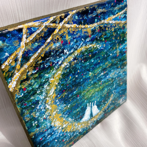 絵画 原画 ハンドメイド 北欧雑貨 インテリア アートパネル