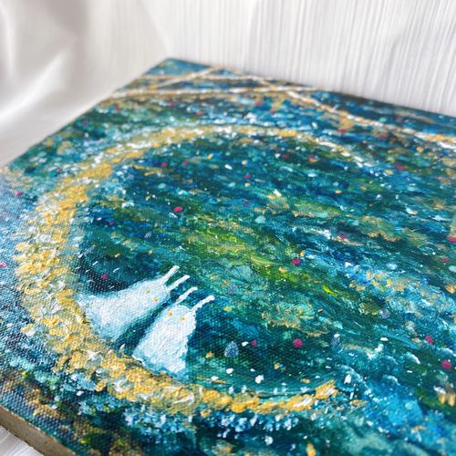 絵画 原画 ハンドメイド 北欧雑貨 インテリア アートパネル
