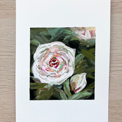 ORIGINAL PAINTING - roses, 原画, バラの絵, バラのアート 2枚目の画像