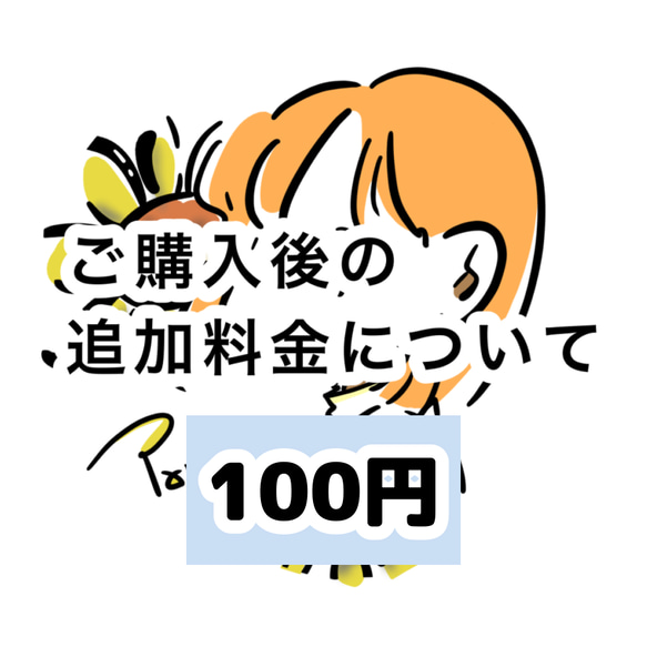 ご購入後の追加料金はこちらからお願い致します。【100円】 1枚目の画像