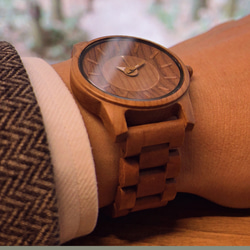 腕時計 ペア ウッド 木製腕時計 ペア時計 プレゼント 単品も販売中 demilous. 14枚目の画像