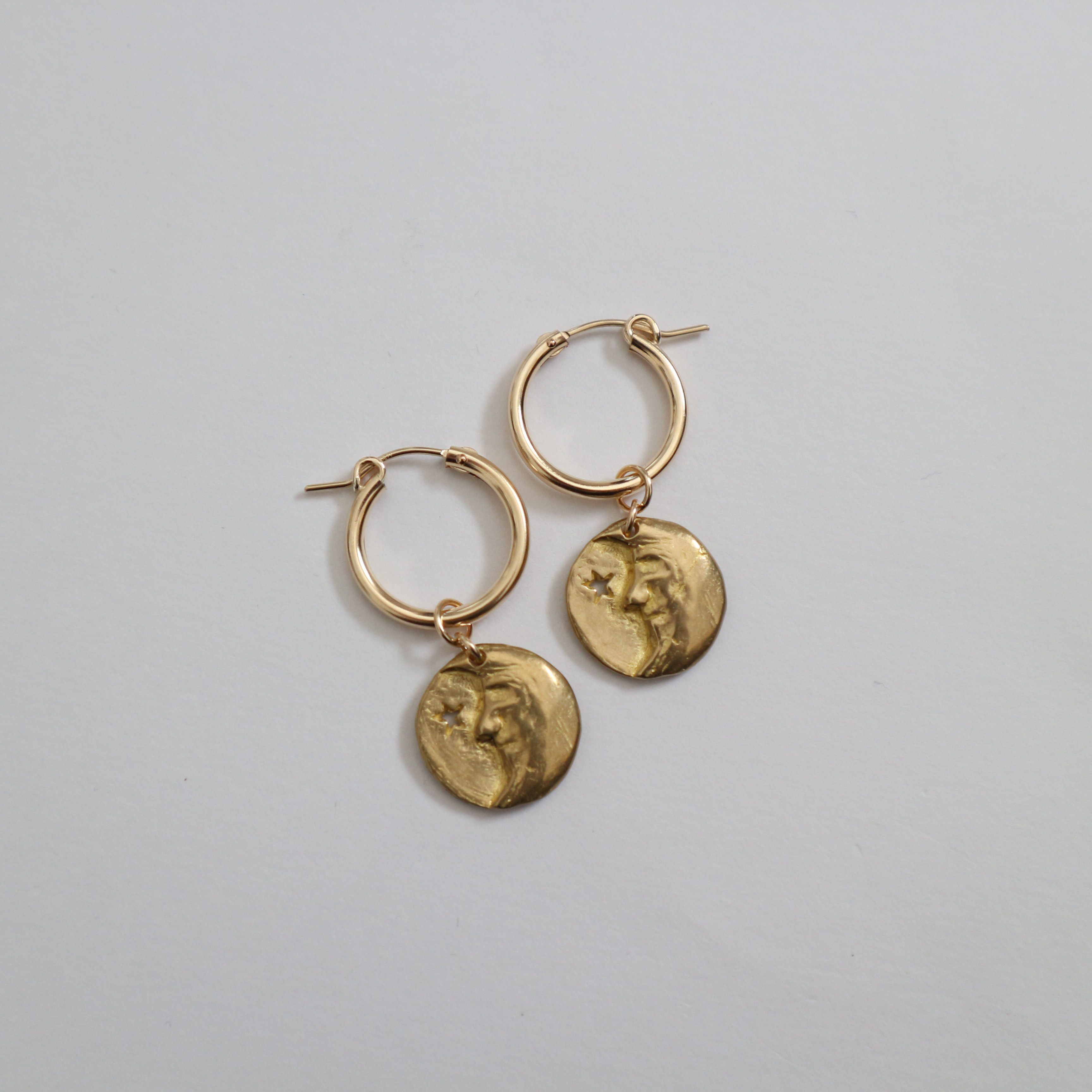 Moon Light pierce～月明かりのフープピアス～