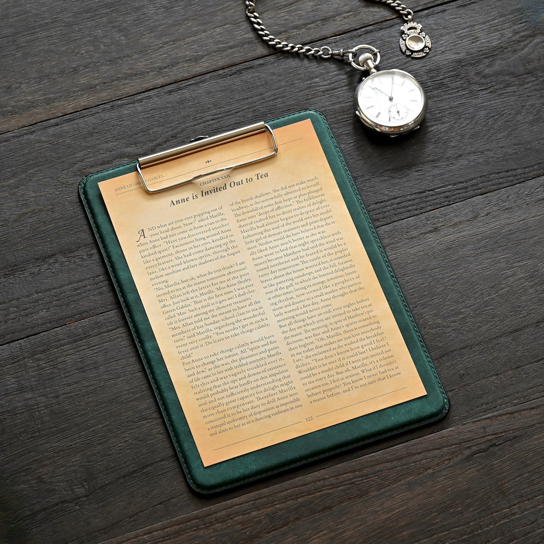 革のクリップボード A5サイズ　カラーオーダー