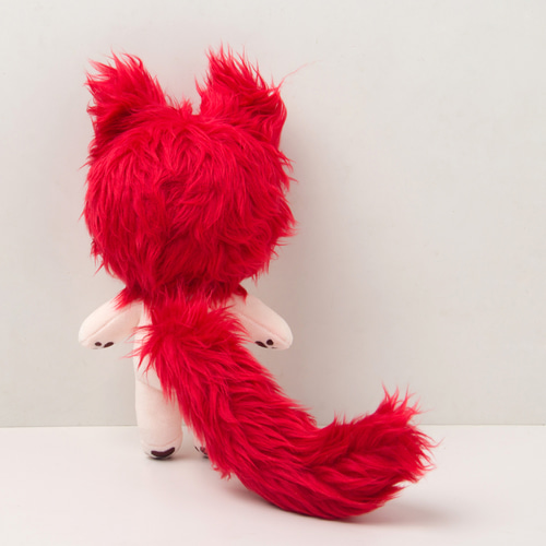 20cmぬいぐるみ 赤い髪/ 尻尾のついた/ キュート ぬいぐるみ