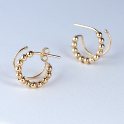 【14kgf 】ピアス穴１つでも2連に見えるピアス 3枚目の画像