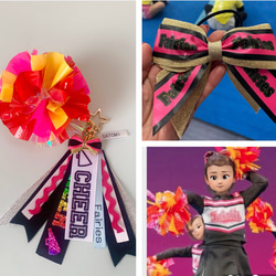 [訂製] Cheer Pom 鑰匙圈 Pom-poms 吊飾 for cheerleaderes 第2張的照片
