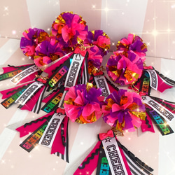 [訂製] Cheer Pom 鑰匙圈 Pom-poms 吊飾 for cheerleaderes 第12張的照片