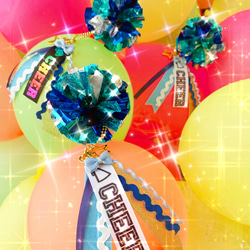 [訂製] Cheer Pom 鑰匙圈 Pom-poms 吊飾 for cheerleaderes 第17張的照片
