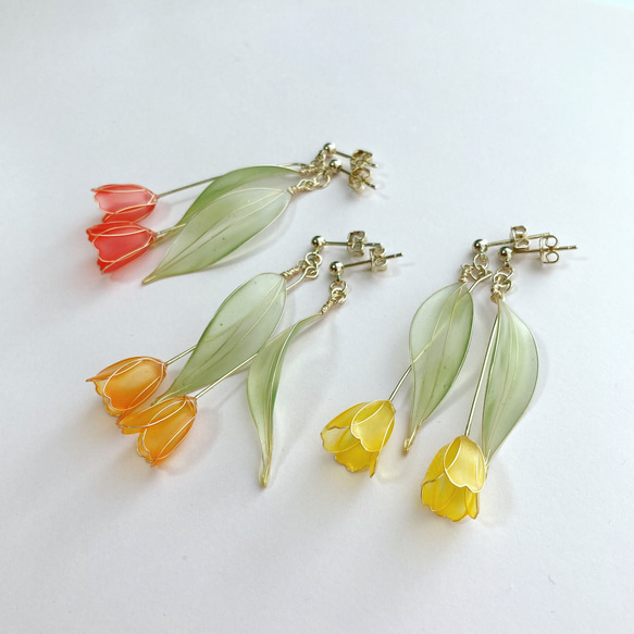 60 ちゅるんちゅるんレジン✖︎ガラスチャーム　ピアスorイヤリング 60 ちゅるんちゅるんレジン✖︎ガラスチャーム ピアスorイヤリング